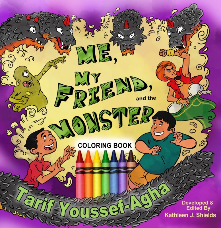 Me, My Friend, and the Monster, The Coloring Book