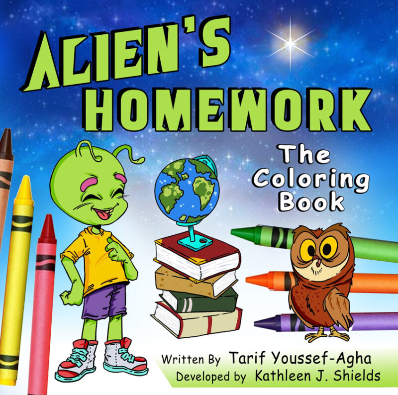 Alien’s Homework, The Coloring Book