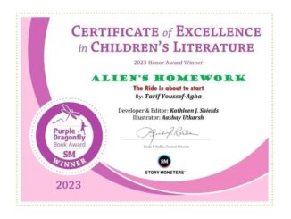Award Winning Children's Book Alien's Homework